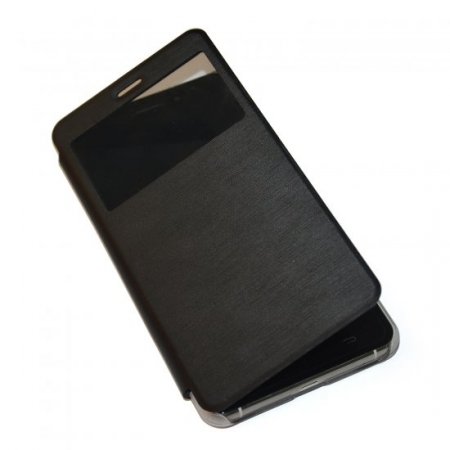 Original Protective Case S-view Flip Cover Case for Oukitel U8 Smartphone Black