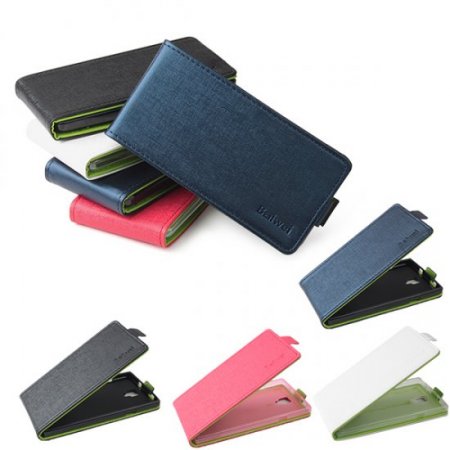 Protective Leather Flip Case Cover for ZOPO ZP780 Smartphone Color Random