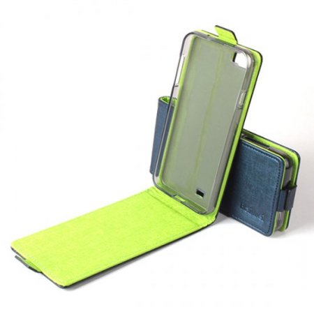 Fashion Contrast Color Leather Flip Case Cover for ZOPO ZP999 ZP998 Smartphone