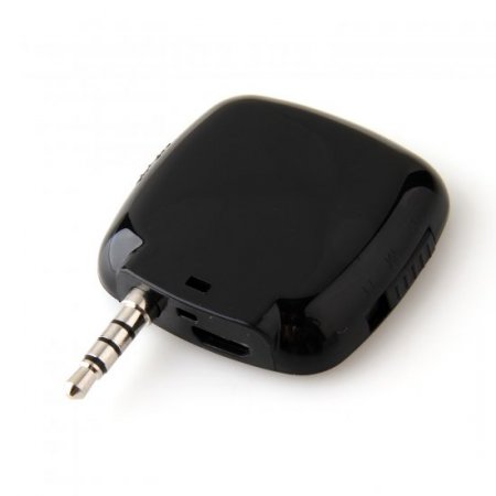 Mini Flash Lamp Portable Lighting Equipment with 3.5mm Audio Plug Black