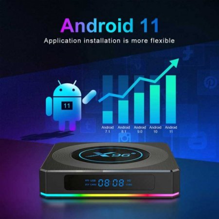 8K X96 X4 SUBTV Smart tv Box Android 11 4GB 64GB BT4.1 Amlogic S905W Media Player