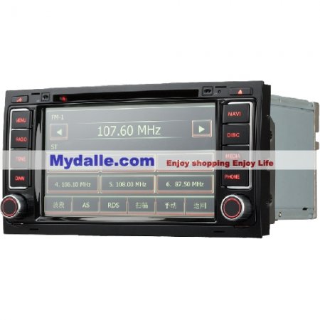 7 Inch Car autoradio gps navigation system player Special Car dvd for Toureg 4GBTF card free Map inside