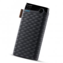 Cager B089 6000mAh Ultra Slim USB Power Bank for Smartphones Tablet PC Black