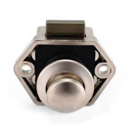RV Caravan Small Push Button Single Sided Cupboard Door Lock