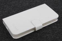 Protective PU Leather Flip Case for ZOPO ZP700 Smartphone White