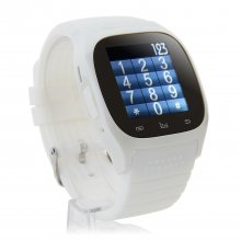 Rwatch M26S 1.44" IP57 Smart Bluetooth Watch with Mic Pedometer Push Messages White