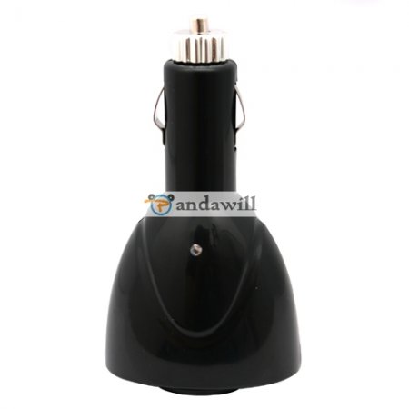 Car Charger Hub Adapter 2 USB Port White