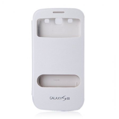 Protective Flip Cover For GALAXYS III Smartphone White