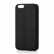 Fashion Protective Flip Cover Case For iPhone 6 Smartphone Black