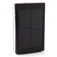 13800mAh Dual-USB Solar Charger Power Bank 3-color