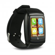 Uwatch U18 MTK6571 1.54 Inch IPS Screen Android 4.4 Bluetooth 4.0 Nano Waterproof Black