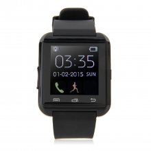 U Watch U8 Plus Smart Bluetooth Watch 1.44" Screen for iOS & Android Smartphones Black