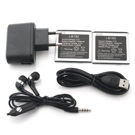 i8190 TV Smart Phone Android 2.3 SC6820 1.2GHz 4.0 Inch Capacitive Screen- Black