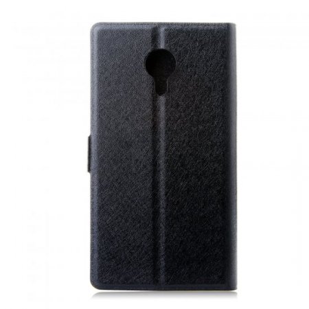 Flower Show Leather Flip Cover Stand Case for MEIZU MX4 Smartphone Black