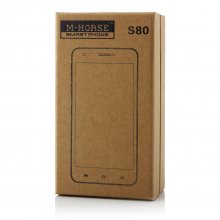 M-HORSE S80 Smartphone Android 4.4 MTK6582 Quad Core 1GB 8GB 5.0 Inch Black