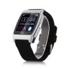 U Watch UX Bluetooth Watch Heart Rate Monitor for iOS And Android Smartphones Silver