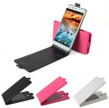 Protective Leather Flip Case Cover for Cubot S222 Smartphone Color Random