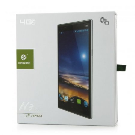 KINGZONE N3 4G LTE Android 4.4 Quad Core 5.0 Inch NFC Fingerprint Identification- White