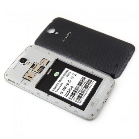 HD9000 Smartphone Android 4.2 MTK6589 1GB 8GB 6.0 Inch HD 3G OTG Air Gesture - Black