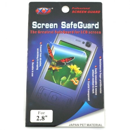 2.8 Inch pack LCD Screen Protector Guard For Mobile Phone / MP3 / MP4 / Camera