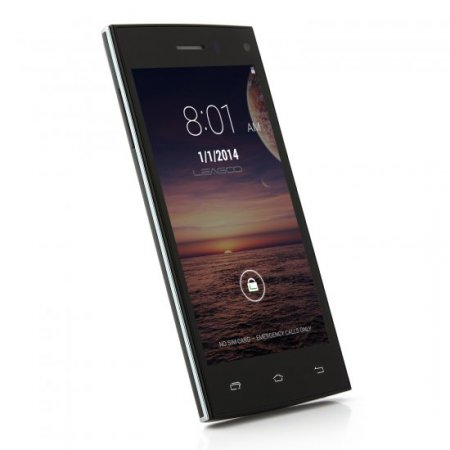 Leagoo Lead 3 Smartphone Android 4.4 MTK6582 4.5 Inch QHD Screen 3G GPS Black