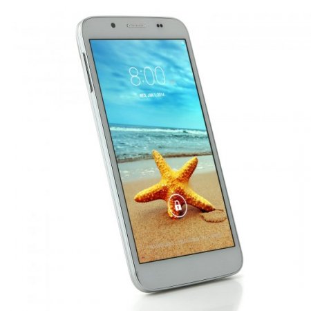 NanDan N5 Smartphone Android 4.4 MTK6582 Quad Core 3G OTG GPS 5.5 Inch- White