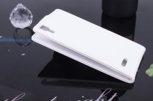 Leather Flip Cover Stand Case for DOOGEE DG900 Smartphone White