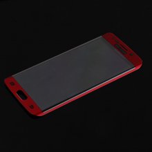 0.2mm Electroplating Tempered Glass Screen Protector for SAMSUNG S6 Edge Red
