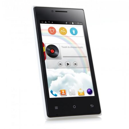 Cubot GT72+ Smartphone Android 4.4 MTK6572W Dual Core 4.0 Inch 3G Wifi White