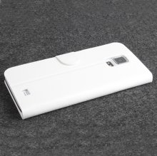 Fashion Leather Flip Case Cover for DOOGEE VOYAGER2 DG310 Smartphone White