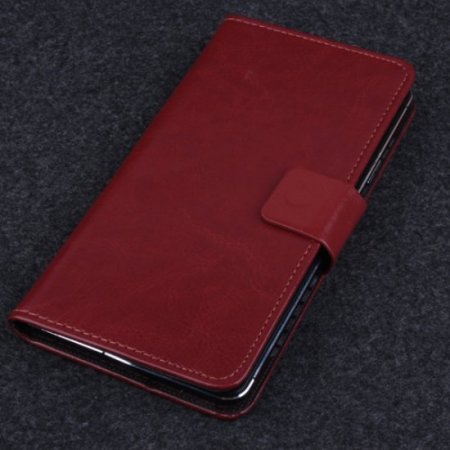 Flip Leather Cover Stand Case for ECOO E02 Pro Shinning Smartphone Brown