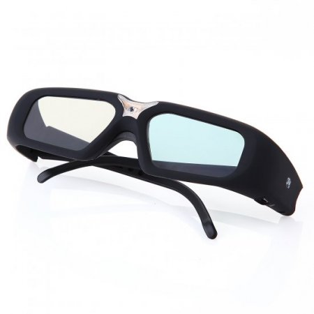 SG08-DLP 3D Active Shutter Glasses LCD Lens 96-144Hz for DLP-Link 3D Projector Black