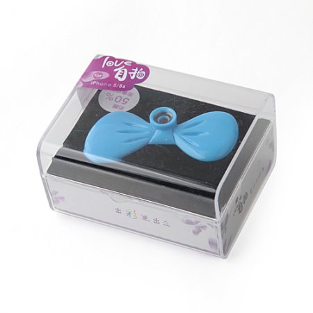 Lovely Butterfly Shaped Self-timer for iPhone4/4s - Blue
