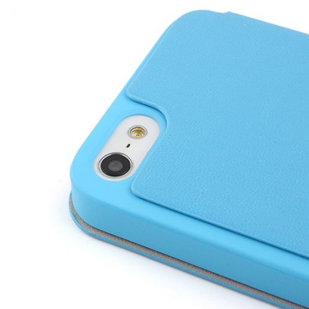 Solid Color PU Protective Case Cover for iPhone 5 5-colors