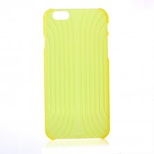 Shell Style Hard Back Case Cover for iPhone 6 Transparent Yellow