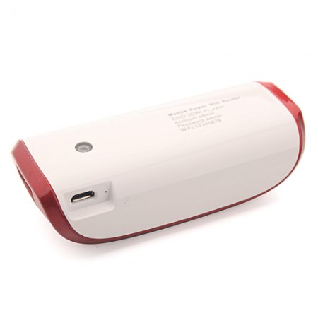 3-in-1 Mobile Power Bank 3G WiFi Router Wireless Network Storage RJ45 5200mAh