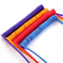 1m Luminous Spring Wire USB Cable for Samsung 4-color