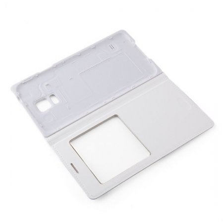 Protective Flip Cover Case for Samsung GALAXY S5 Smartphone White