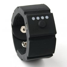 Power Bank Wrist 1500mAh Battery Charger Mini USB Port Black