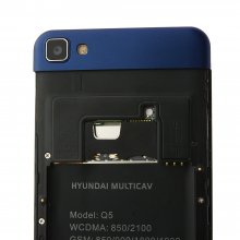 HYUNDAI Q5C Smartphone MTK6582 Android 4.2 5.0 Inch 1GB 4GB Gesture Sensing OTG Blue