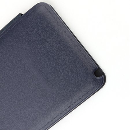 Portable Leather Flip Case Cover for Samsung Galaxy Note III Dark Blue
