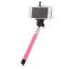 Z07-5 Plus Shutter Cable Self Picture Monopod for iOS and Android Pink