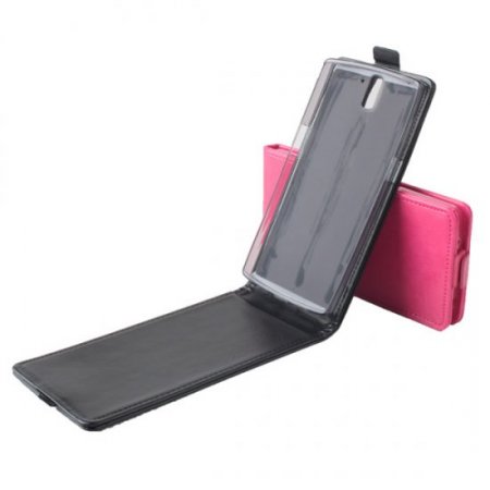 Fashion Leather Flip Case Cover for ONEPLUS ONE Smartphone White