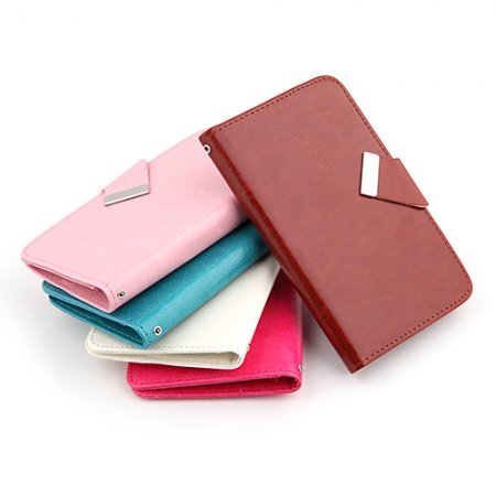 Universal Leather Case Cover for 5.5 Inch Smartphone 6-color