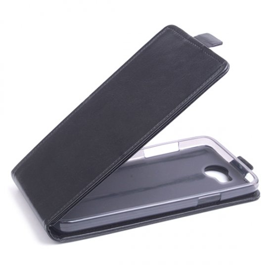 Leather Flip Cover Case Protect Case for InFocus M530 Smartphone Black