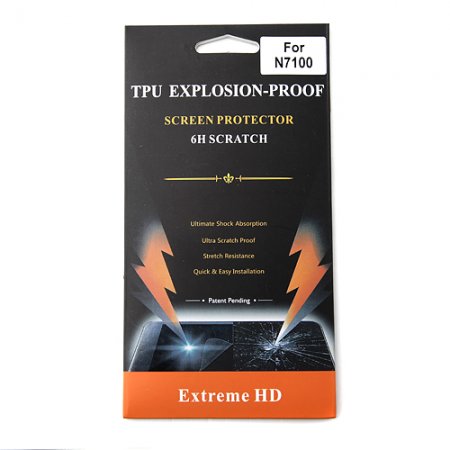 Pandawill Customized Ultimate Shock Absorption Explosion-proof Screen Protector for Samsung N7100 Smartphone