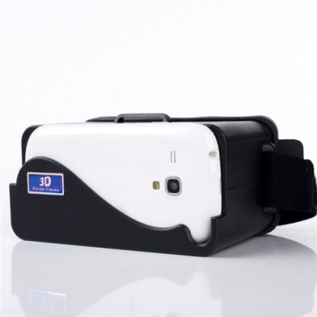 1688B 3D Private Ciname Glasses Head Mount Plastic Version 3D Glasses for iPhone 6