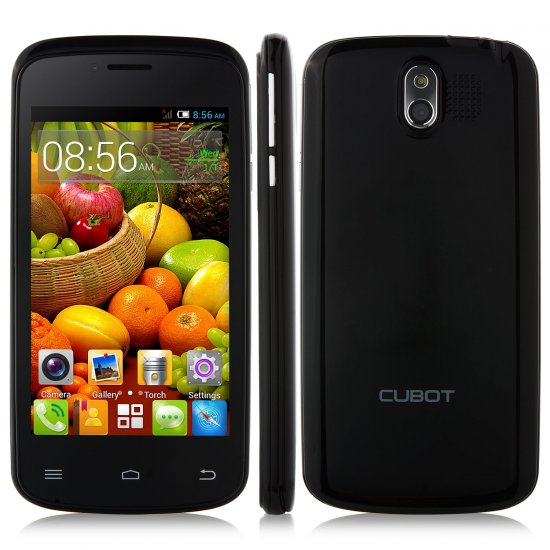 Cubot GT95 Smartphone MTK6572W Dual Core 4.0 Inch Android 4.4 - Black