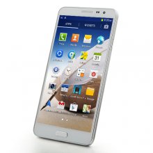 N3 Smartphone Android 4.2 MTK6589 Quad Core 5.7 Inch 1GB 8GB IPS HD Screen- White