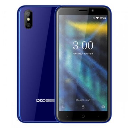 DOOGEE X50 1GB RAM 8GB ROM MTK6580M 1.3GHz Quad Core 5.0 inch Dual Camera Android 8.1 3G Smartphone